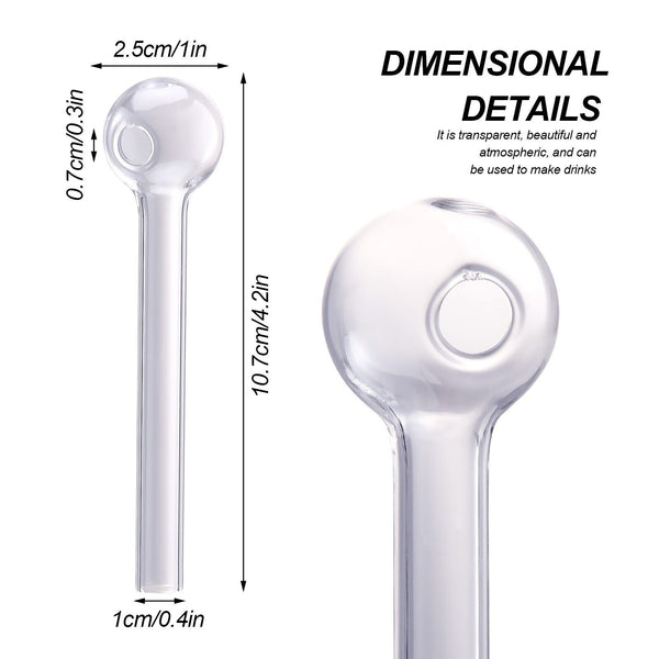 4'' Reusable Test Glass Tubes 10-units Deal