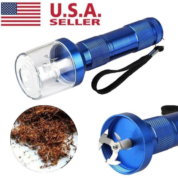 Blue Portable Electric Auto Grinder for Herb &Garlic Grinding Battery Power